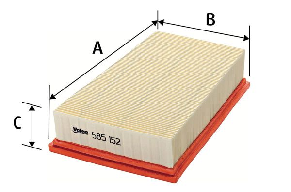 VALEO 585152 | Hava Filtresi (Nissan Qashqai 1.6 / 2.0)