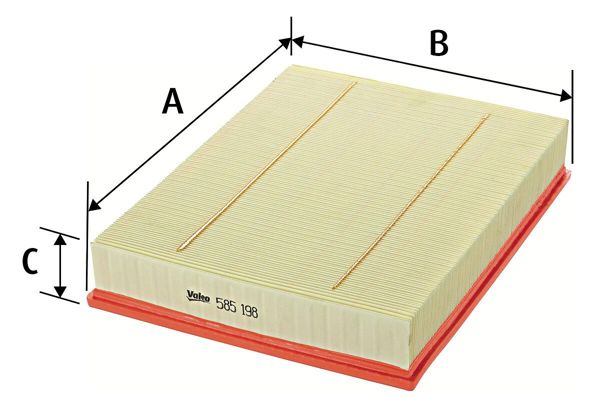 VALEO 585198 | Hava Filtresi (VW Crafter 06-16 Mercedes Sprinter 06 -)