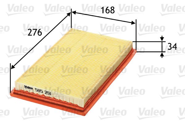 VALEO 585251 | Hava Filtresi Mini R50 R53 R52