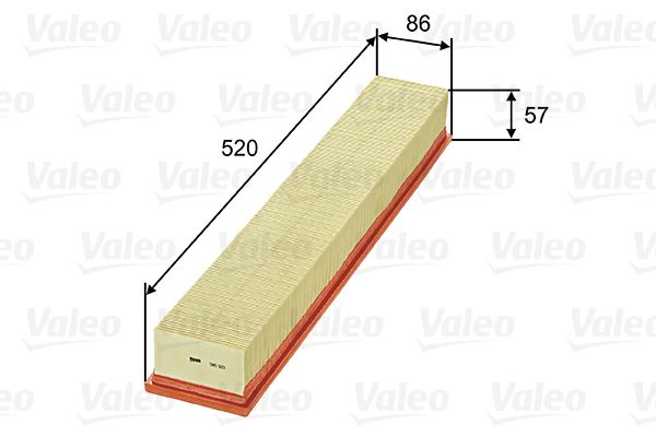 VALEO 585323 | Hava Filtresi (Mercedes Benz C Serisi C180 01-02)