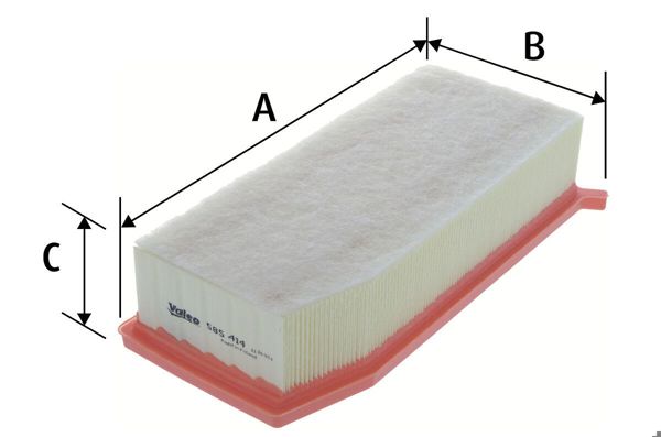 VALEO 585414 | Hava Filtresi Clio IV Duster Dokker Lodgy Symbol II Sandero II 1.2 H4b 1.5 K9k