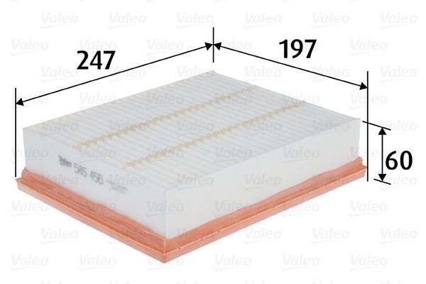 VALEO 585456 | Hava Filtresi (Renault Laguna III 08-Latitude 2011-2.0 DCI)