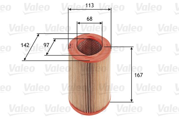 VALEO 585623 | Hava Filtresi (Peugeot 106-306-Partner / Citroen Saxo 1.4)
