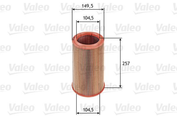 VALEO 585639 | Hava Filtresi (Alfa Romeo 156 1.6 1.8, 1.9 16V JTD T.Spark)