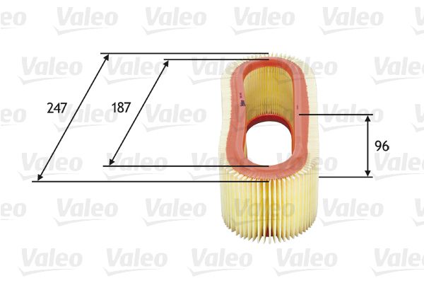 VALEO 585643 | Hava Filtresi (Ford Transit 86 2.5 D)