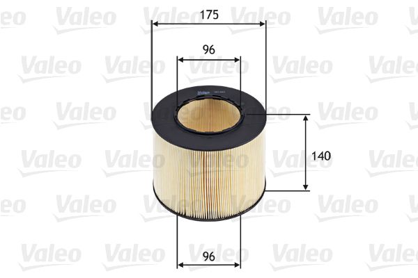 VALEO 585683 | Hava Filtresi (Saab 9-5 2.0 T, 2.3 T)