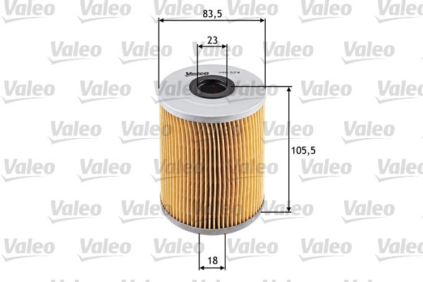 VALEO 586574 | Yağ Filtresi (VW Golf 92-96 Passat 88-97) Aaa