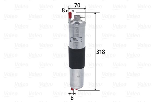 VALEO 587034 | Yakıt Filtresi (BMW M54-N40-N42-N46 / E46)