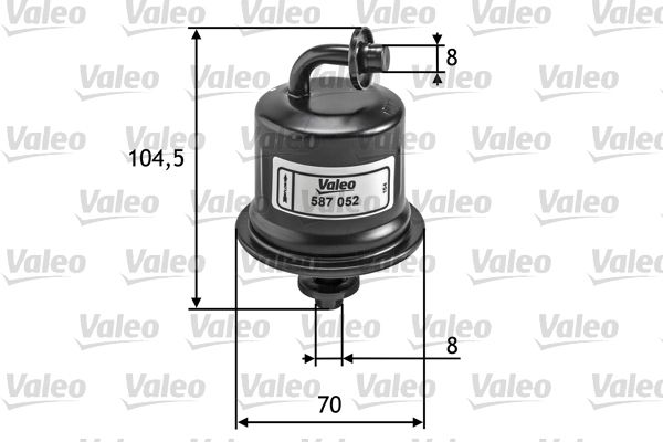 VALEO 587052 | Yakıt Filtresi (Benzin) (Suzuki: Alto)