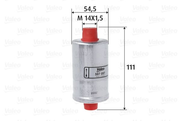 VALEO 587057 | Yakıt Filtresi (Benzin) (Lada: 110)