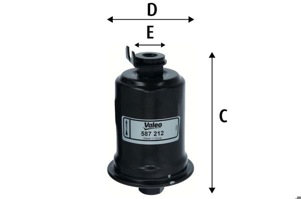 VALEO 587212 | Yakıt Filtresi (Benzin) (Toyota Starlet 1.3 12V)