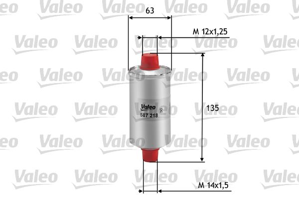 VALEO 587218 | Yakıt Filtresi (Benzin) (Rover 800 820 16V Turbo)