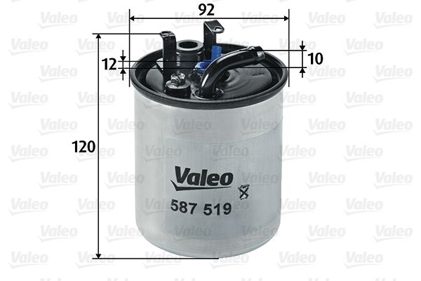 VALEO 587519 | Yakıt Filtresi (Mercedes Sprinter-Vito CDI Musluklu 00-06)