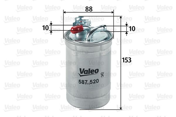 VALEO 587520 | Yakıt Filtresi (Audi A4 05-08 A6 05-08) Blb-Bre