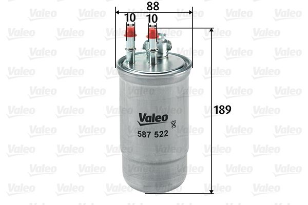 VALEO 587522 | Yakıt Filtresi (Mazot) (Ford Mondeo III 2.0 Dı 00-07)
