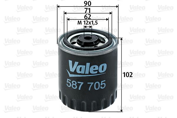 VALEO 587705 | Mazot Filtresi (Mercedes Om601-602-603 Sprinter / Vito / C / E Serisi)