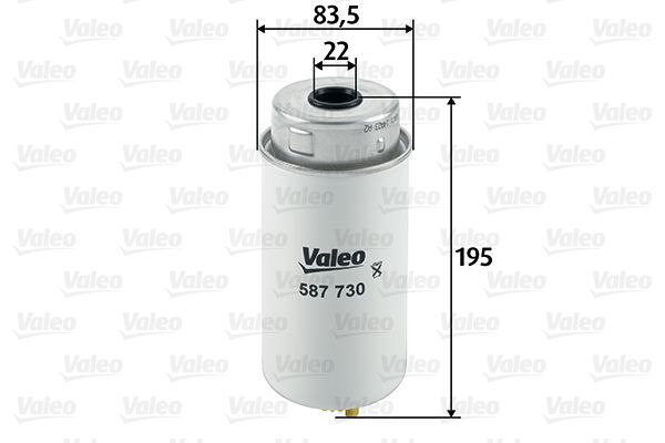 VALEO 587730 | Yakıt Filtresi (Mazot) (Ford Transit V184 01 -)