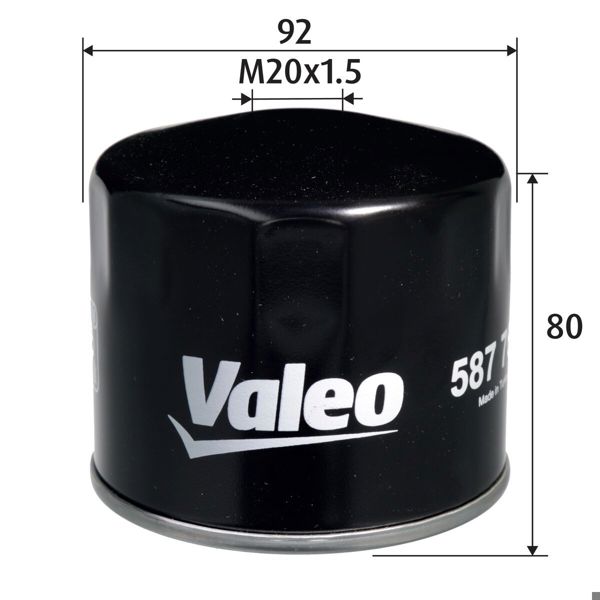 VALEO 587761 | Filtre Mazot-(Mitsubishi Canter Fe635 / Fe659 / Fuso Fe839 / Fe859 / Hyundai Hd35 / Hd75)