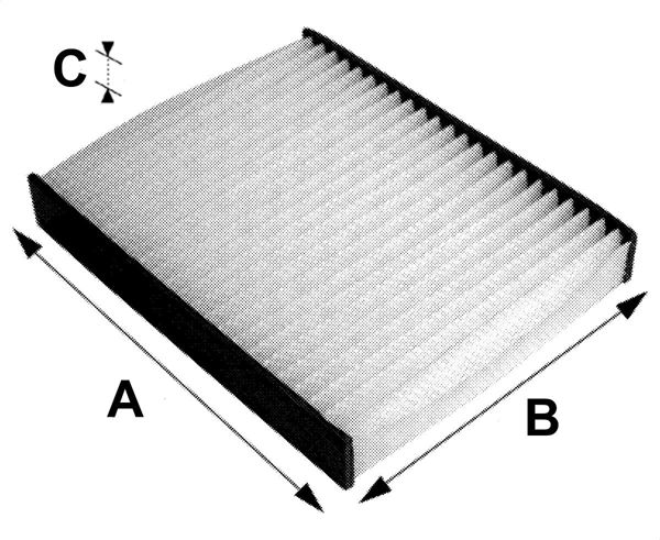 VALEO 698694 | Polen Filtresi Fiesta V 02-08 Fusion 02-12 Mazda II 1,25 / 1.4 / 1.6 / 1,4Cd 03 -