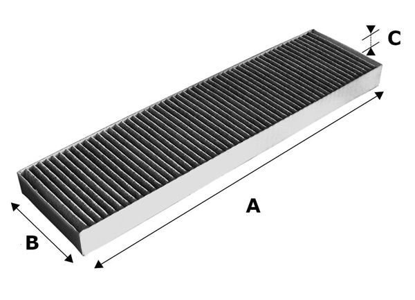 VALEO 715586 | Kabin Filtresi Karbonlu (Mini One 09 / Cooper 10 / Cooper S 06)