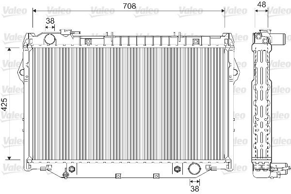 VALEO 733200 | Radyatör Toyota Land Cruiser 4.2 D