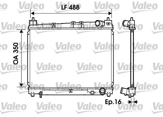 VALEO 734840 | Radyatör Toyota Yaris