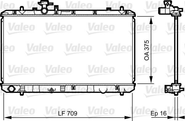 VALEO 735407 | Motor Su Radyatörü Suzuki Sx4 1.5 1.6 4Wd 2006-/ Manuel Vites