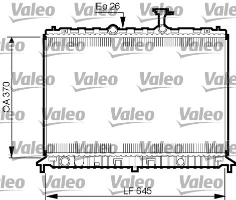 VALEO 735501 | Motor Su Radyatörü Kia Rio 1.4 1.6 2005-/ Otomatik