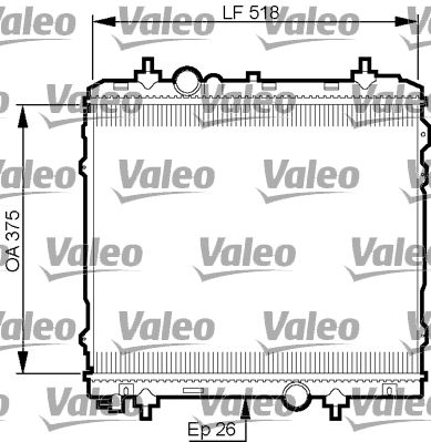 VALEO 735531 | Radyatör 06-09 Cerato 1.6 CRDI