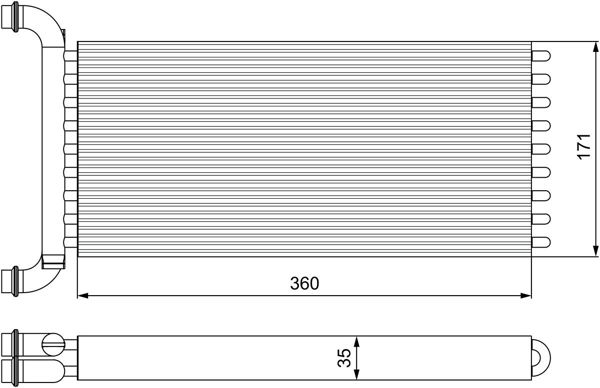 VALEO 811521 | Kalorifer Radyatörü