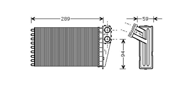 VALEO 812338 | Kalorifer Radyatörü 01 > Pt.307 Benzinli