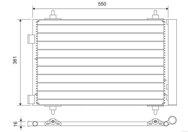 VALEO 812746 | Klima Radyatörü
