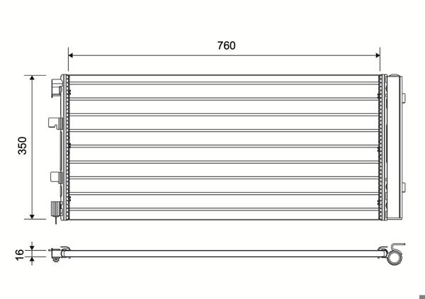 VALEO 814179 | Klima Radyatörü (Kondenser) 10-Master.III 2.3Dci