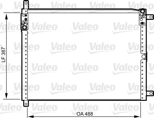 VALEO 814293 | Kondenser Alfa Romeo 166