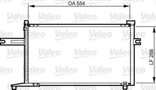 VALEO 814300 | Kondanser (Nissan Micra 1.0I 1.3I 16V 08.92-09.00)