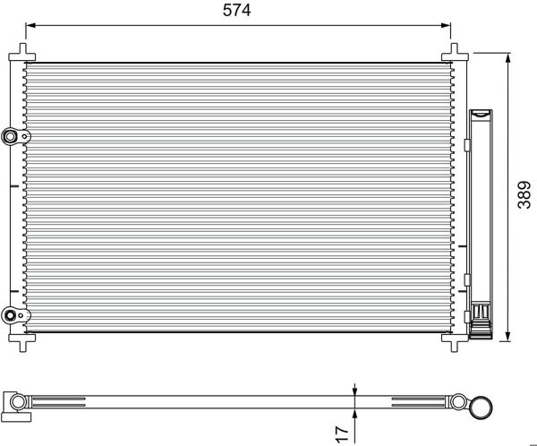 VALEO 814392 | Kondenser Toyota Auris 2007
