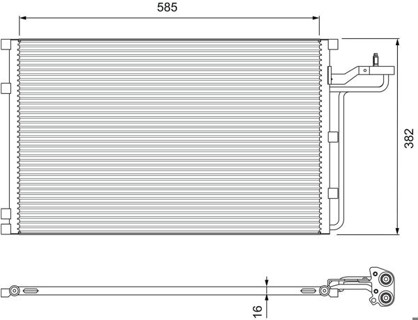 VALEO 814416 | Kondenser Volvo C30 C70