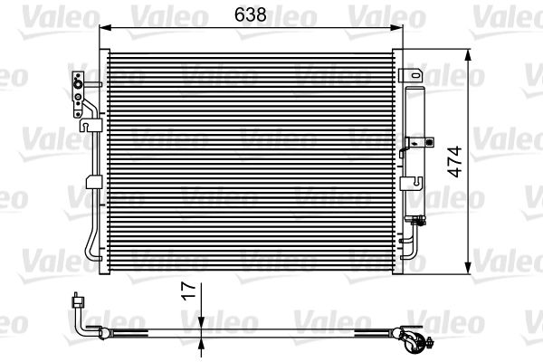 VALEO 814424 | Kondenser Land Rover Discovery