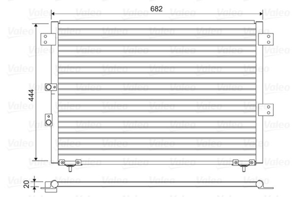 VALEO 814432 | Kondenser Toyota Hiace IV