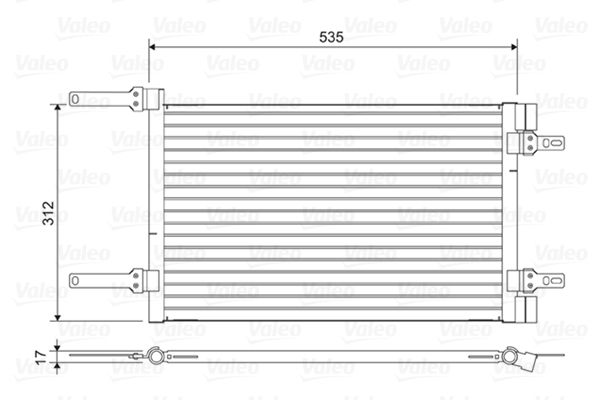 VALEO 814438 | Kondenser Fiat Doblo
