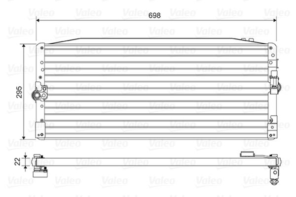 VALEO 814473 | Kondenser Toyota Corolla
