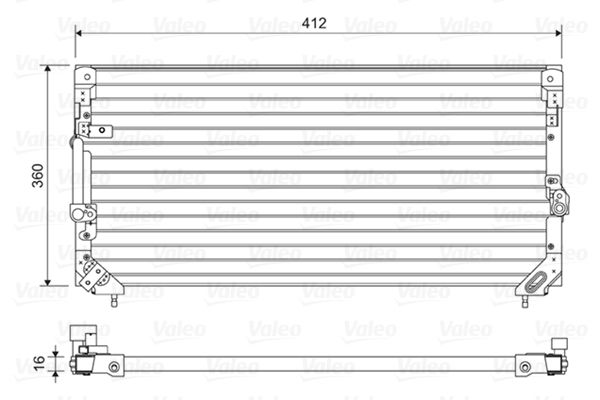 VALEO 814495 | Kondenser Toyota Land Cruiser
