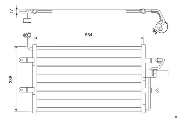 VALEO 817245 | Klima Radyatörü (Seat Toledo Ibiza II)