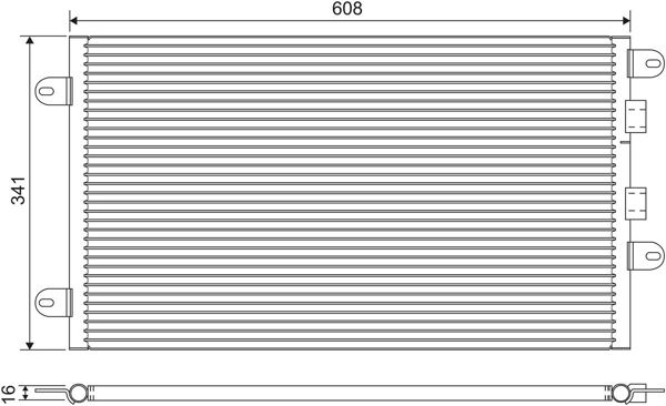 VALEO 817463 | Klima Radyatörü (Alfa Romeo 147 1.6 2.0 01)