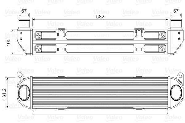 VALEO 818359 | Turbo Radyatörü (Intercooler) 05-Range Rover Sport-Discovery 2.74×4