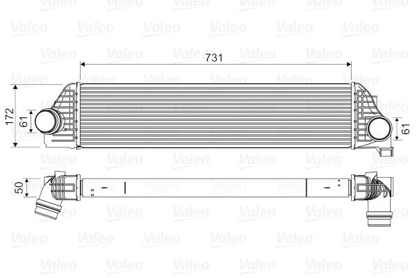 VALEO 818561 | Turbo Radyatörü (Intercooler) 10-Master 2.3Dci