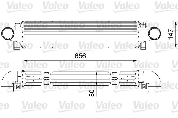 VALEO 818646 | Turbo Radyatörü (Intercooler) 11 > S60-S80-V60-V70-Xc60-Xc70