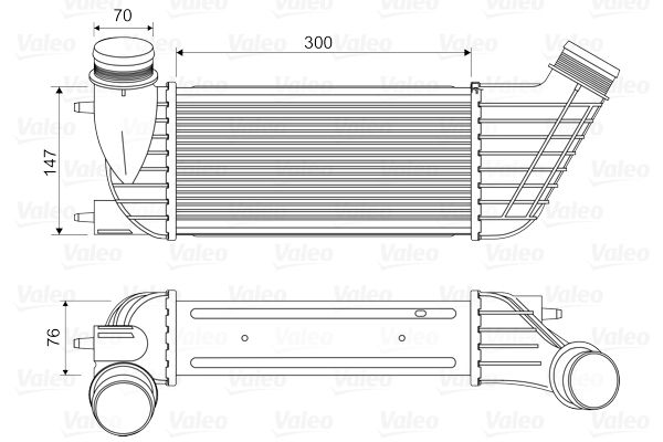 VALEO 818651 | Intercooler Radyatörü 807 Expert III C8 Jumpy Jump III