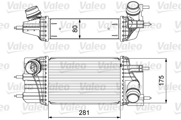 VALEO 818666 | Turbo Radyatörü (Intercooler) 11-Juke-Pulsar 1.5 DCI