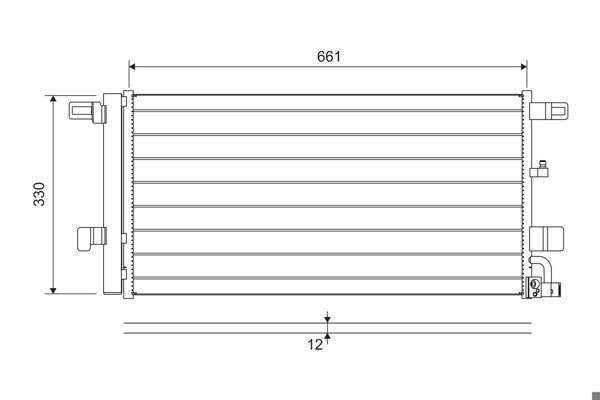 VALEO 822650 | Klima Radyatörü